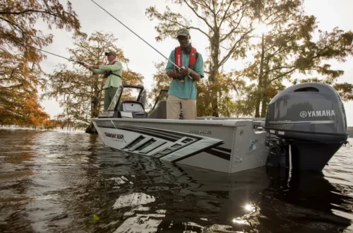 Yamaha 75 HP Outboard Motor — Power Trim & Tilt, Electric Start, Remote Mechanical Control - Image 3