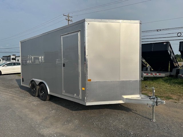 cargo-pro-85-x-16-aluminum-v-nose-enclosed-car-trailer-xlt.jpg Cargo Pro 8.5 x 16 Aluminum V-Nose Enclosed Car Trailer – XLT - Image 1