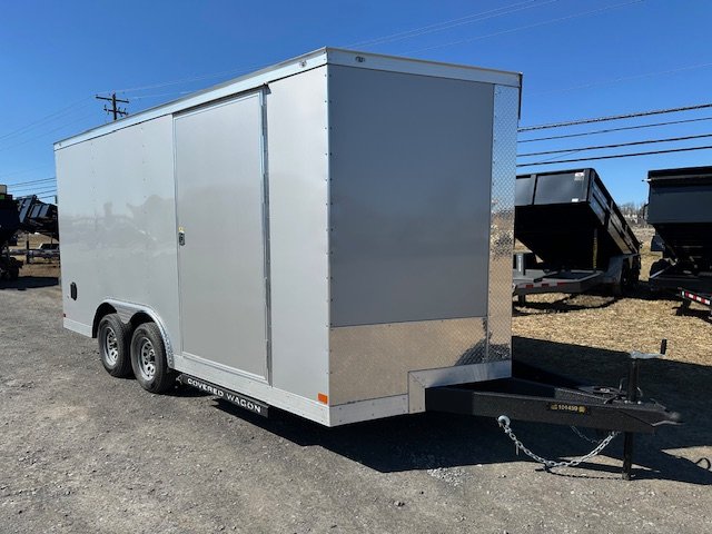 covered-wagon-85-x-16-enclosed-car-trailer-6-added-height.jpg Covered Wagon 8.5 x 16 Enclosed Car Trailer – 6″ Added Height - Image 1