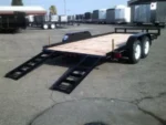 Carry-On 7x18 Car Hauler Trailer – 7,000 lb GVWR, Steel Frame, Slide-Out Ramps - Image 5