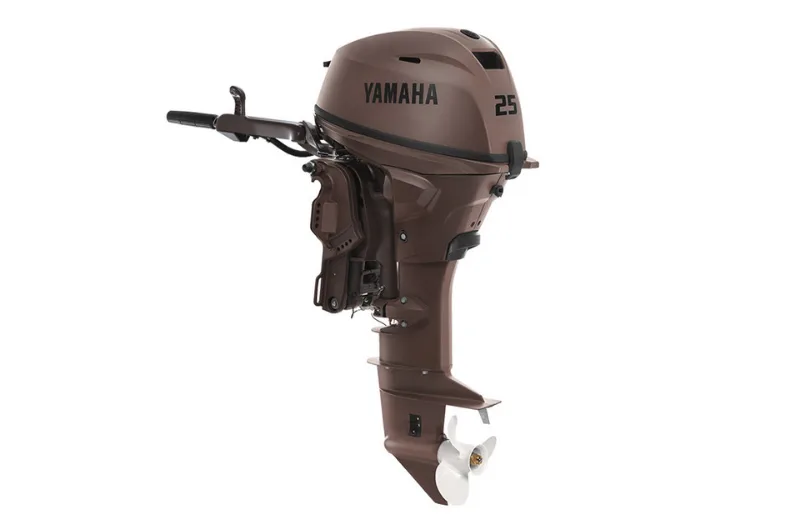 d9fdfa4385b85a6f1a8c88bdf79a9e1b Yamaha 25 HP Outboard Motor — Electric & Manual Start, Tiller Control - Image 1