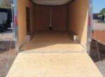 8.5' x 20' Aluminum Car Hauler with Escape Door – 7,000 lb GVWR, Tandem Axle, White/Silver - Image 2