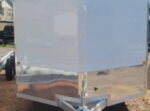8.5' x 20' Aluminum Car Hauler with Escape Door – 7,000 lb GVWR, Tandem Axle, White/Silver - Image 3