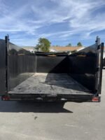 2026 DOWN2EARTH 7X14X4 TANDEM AXLE STEEL DUMP TRAILER 14K - Image 4