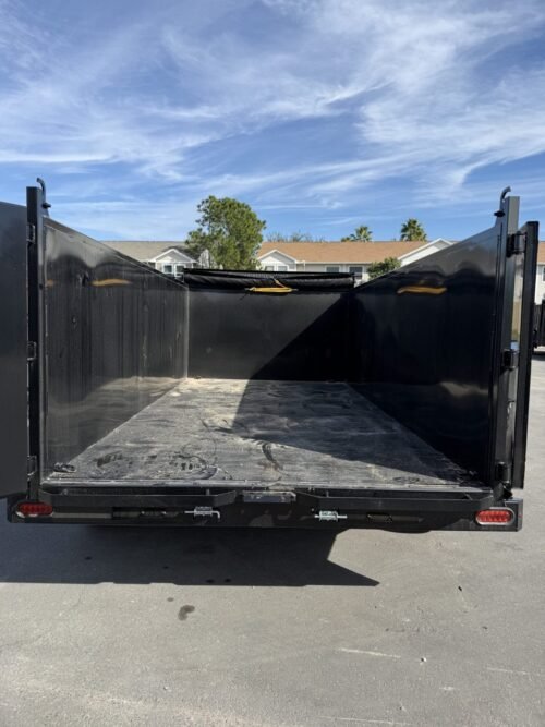 2026 DOWN2EARTH 7X14X4 TANDEM AXLE STEEL DUMP TRAILER 14K - Image 4