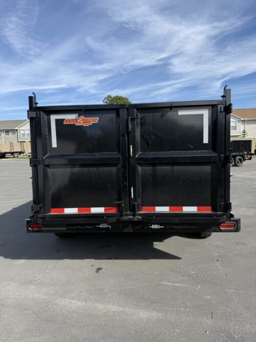 2026 DOWN2EARTH 7X14X4 TANDEM AXLE STEEL DUMP TRAILER 14K - Image 4