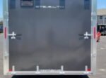 8.5' x 24' Aluminum Car Hauler Enclosed Trailer | Tandem Axle, 9990 lb GVWR, Elite Escape Door – Gray/Silver - Image 3