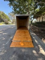 2026 Hook & Line 6 x 12 Enclosed Cargo Trailer | 7,000 lb GVWR | White, LED Lights, Ramp Door - Image 3