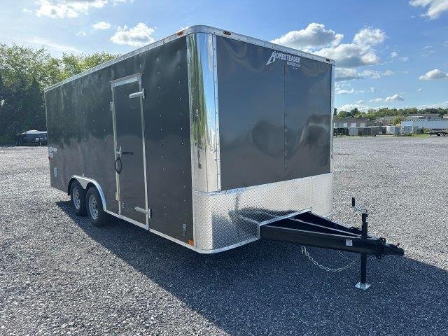 homesteader-85-x-18-enclosed-car-hauler-ramp-door.jpg Homesteader 8.5 x 18 Enclosed Car Hauler – Ramp Door - Image 1