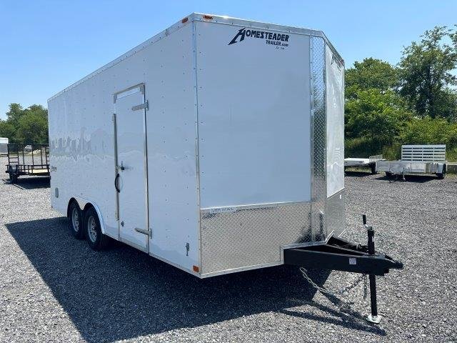 homesteader-85-x-18-enclosed-car-trailer-6-added-height.jpg Homesteader 8.5 x 18 Enclosed Car Trailer – 6″ Added Height - Image 1