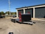 2026 Futura 7' x 16' Aluminum Lowering Car Trailer | 7000 lb GVWR, Tandem Axle, Bumper Pull – Silver