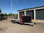 2026 Futura 7' x 20' Aluminum Lowering Car Trailer | 7000 lb GVWR, Winch, Aluminum Wheels – Silver