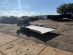 2026 Futura 7' x 20' Aluminum Lowering Car Trailer | 7000 lb GVWR, Winch, Aluminum Wheels – Silver - Image 5