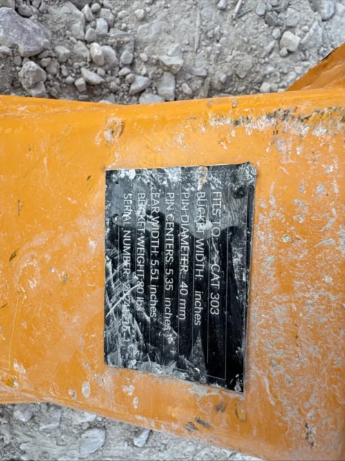 Cat 303 Ripper Frost Tooth Mini Excavator New 40 Mm Pin - Image 3