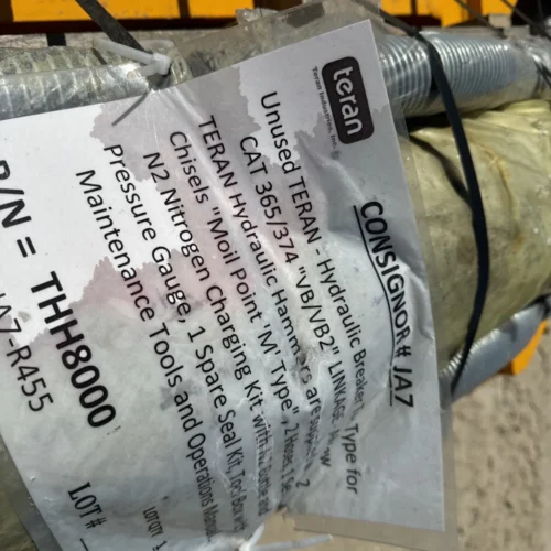 Cat 365 374 Hydraulic Hammer Concrete Breaker Teran THH8000 110mm 120mm Pin New - Image 2