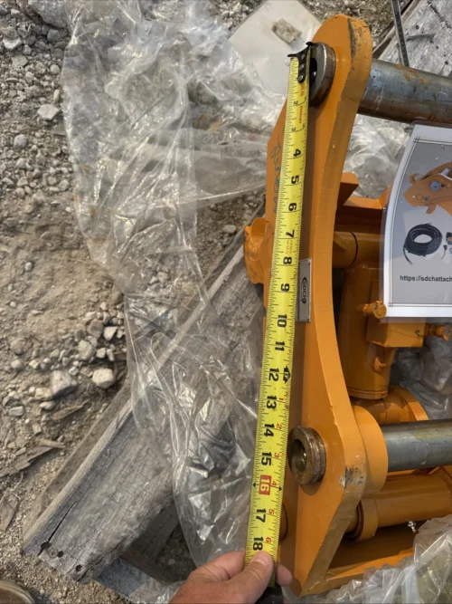 Cat 416 420 Loader Backhoe Hydraulic Coupler 45 50 Mm Pins New Quick Attach - Image 3