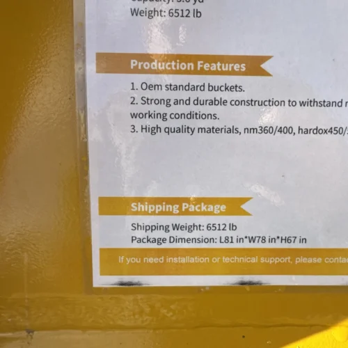 Cat 345 Excavator 72 Inch Skeleton Tooth Bucket Rock Caterpillar 110 100 Mm Pin - Image 3