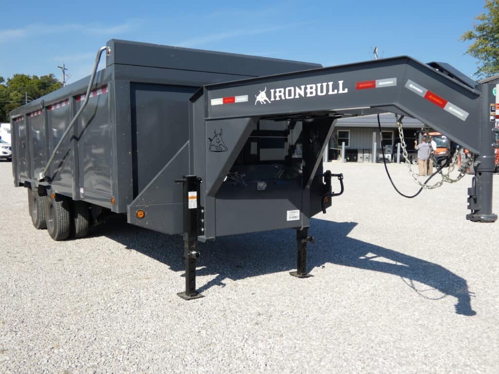 used-2025-norstar-ironbull-8x-20-249k-gooseneck-dump-trailer-stock-905247.jpg USED 2025 Norstar Ironbull 8’x 20′ 24.9k Gooseneck Dump Trailer Stock #905247 – Spencer Trailers - Image 1