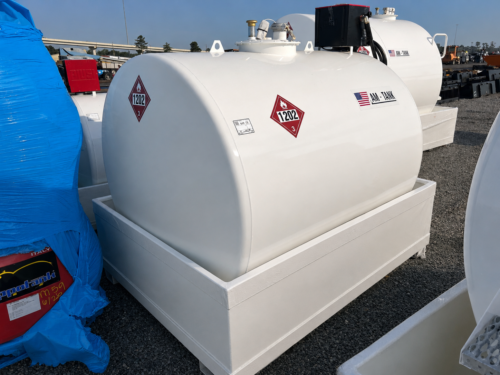 AM Tank 1,050 Gallon Diesel Fuel Tank with Pump and Containment Pan - Image 5