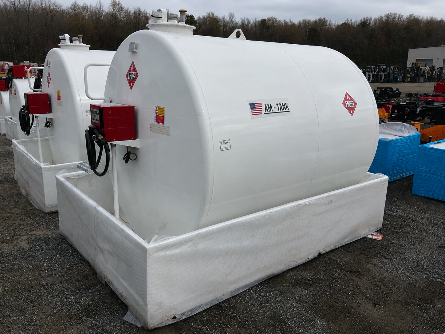 2376-gallon-bunded-diesel-fuel-tank-1.png 2,376 Gallon Diesel Fuel Tank with Pump and Containment Pan - Image 1