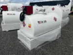 AM Tank 490 Gallon Diesel Fuel Tank with Pump and Containment Pan - Image 5